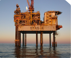 Stag Platform Asset Deployed ROV Inspection.